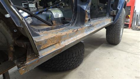 jeep xj box steel rockers|jeep 2x6 steel tube repair.